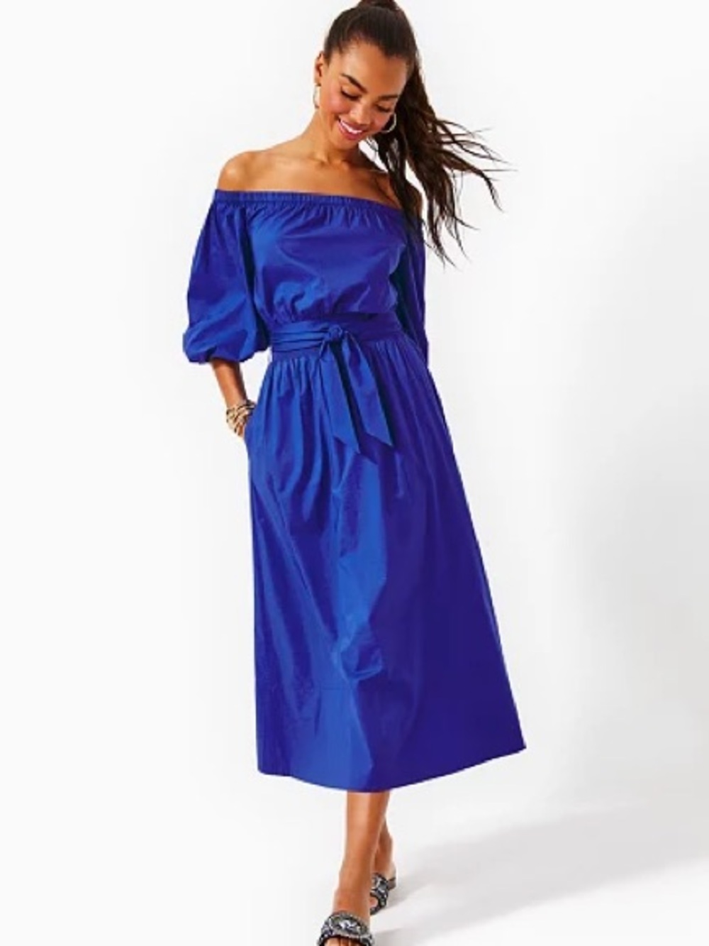LILLY PULITZER Shawnlee Off The Shoulder Dress